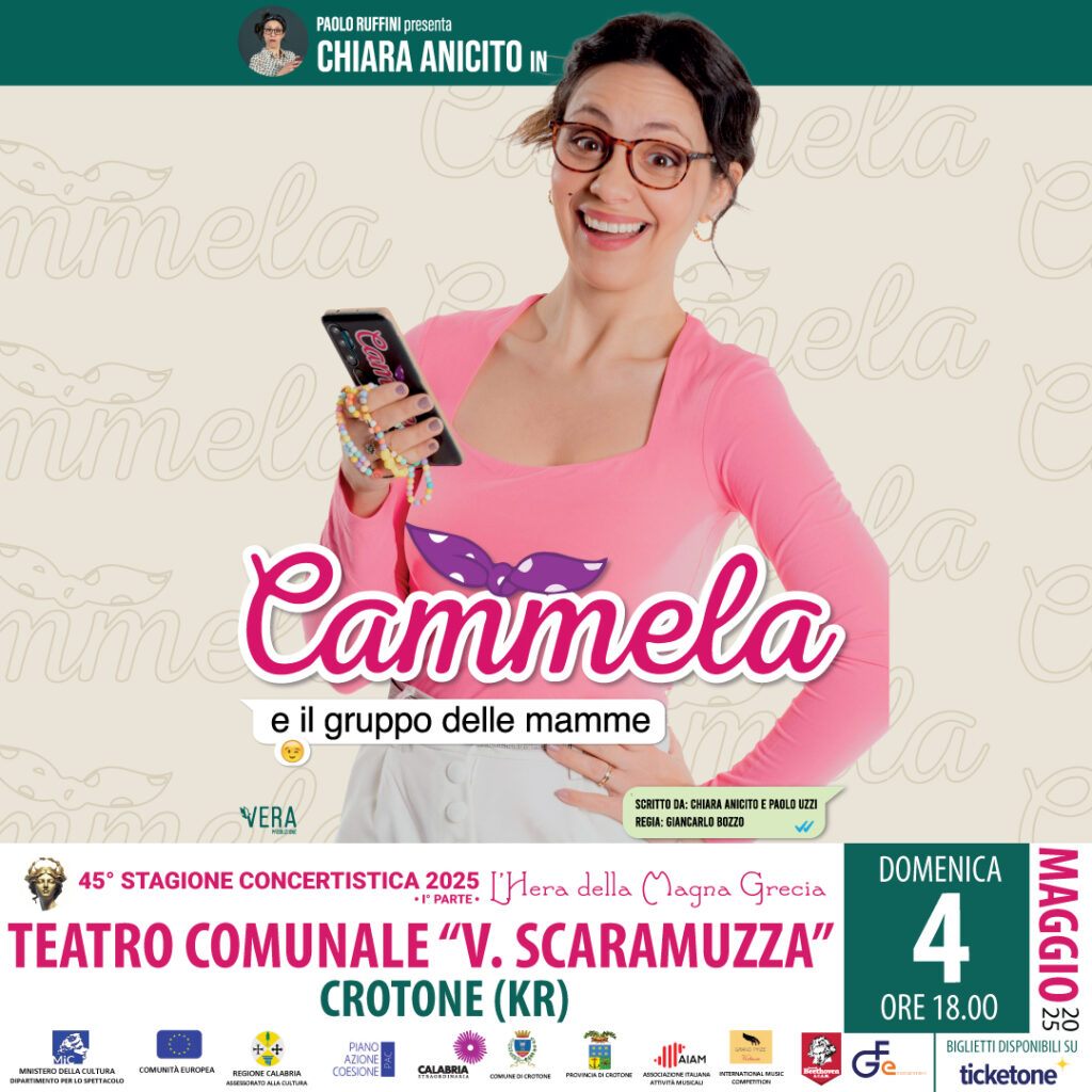 Locandina-Chiara-Ancito-1024x1024 Cammela e il gruppo delle mamme - Domenica 4 maggio 2025 alle ore 18.00